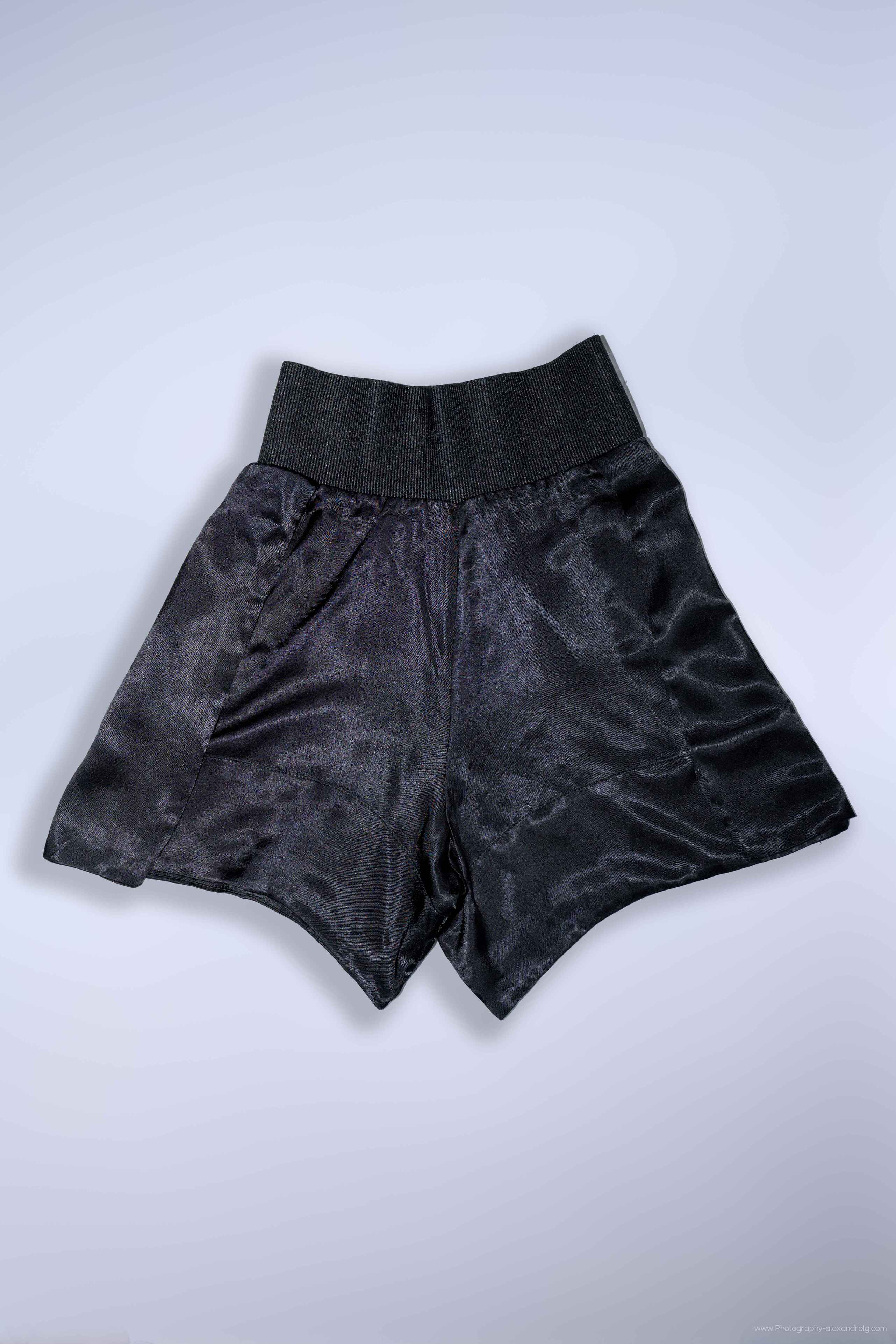 Short Satiné Noir unisexe Mermaids